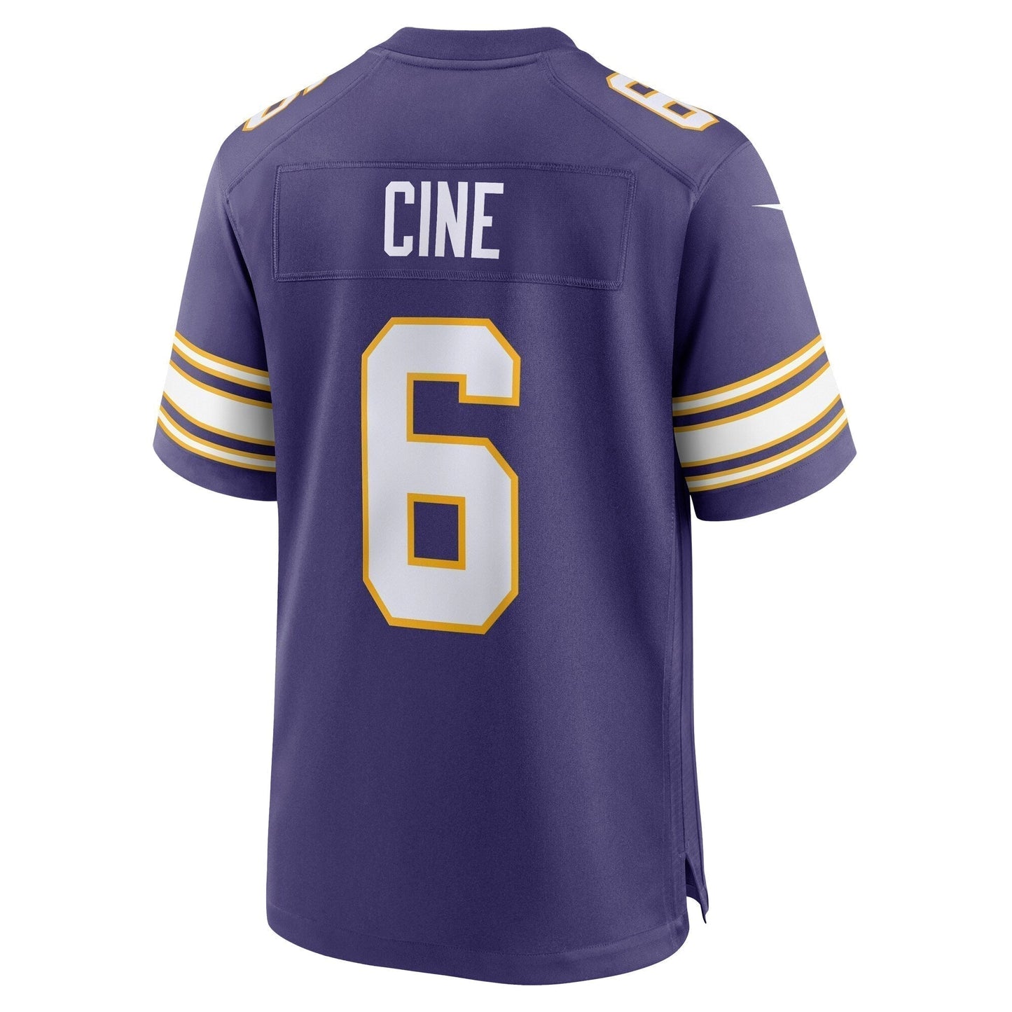 Lewis Cine Minnesota Vikings Classic Game Jersey - Purple football jersey product view 3