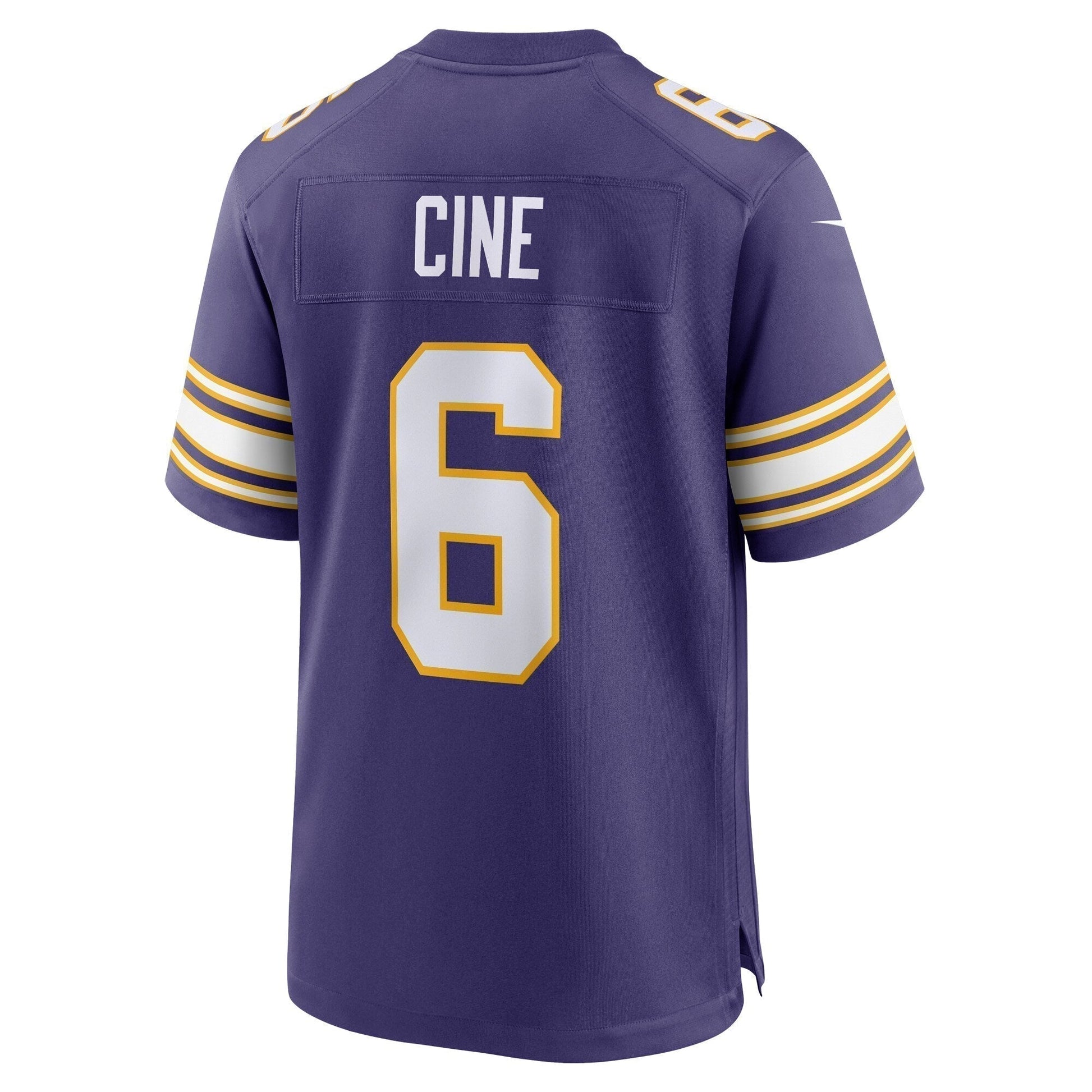 Lewis Cine Minnesota Vikings Classic Game Jersey - Purple football jersey product view 3