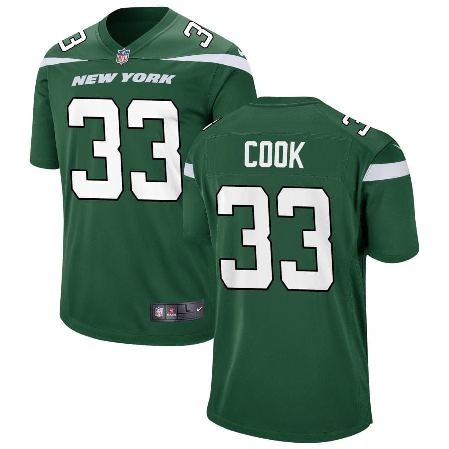 Dalvin Cook New York Jets Jersey football jersey product view 1