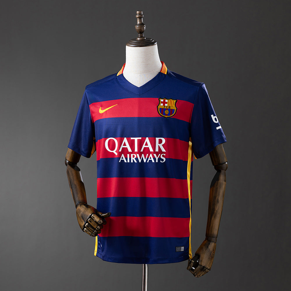 Barcelona 15/16 Home Retro Jersey sports jersey product view 1