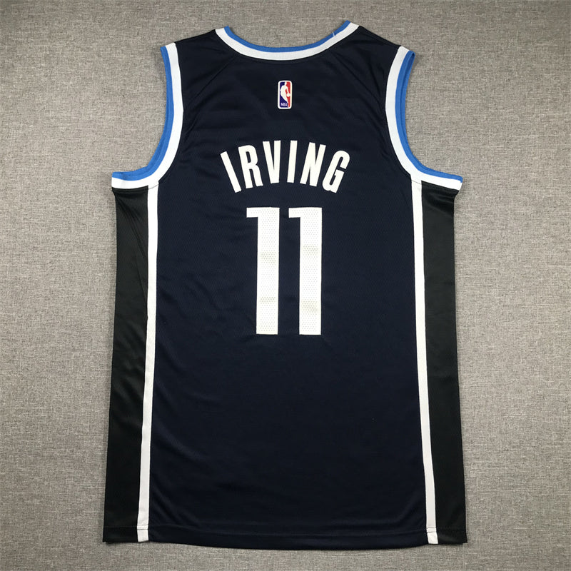 Mavericks #11 Dark Blue Announcement Edition Jersey basketball jersey product view 2