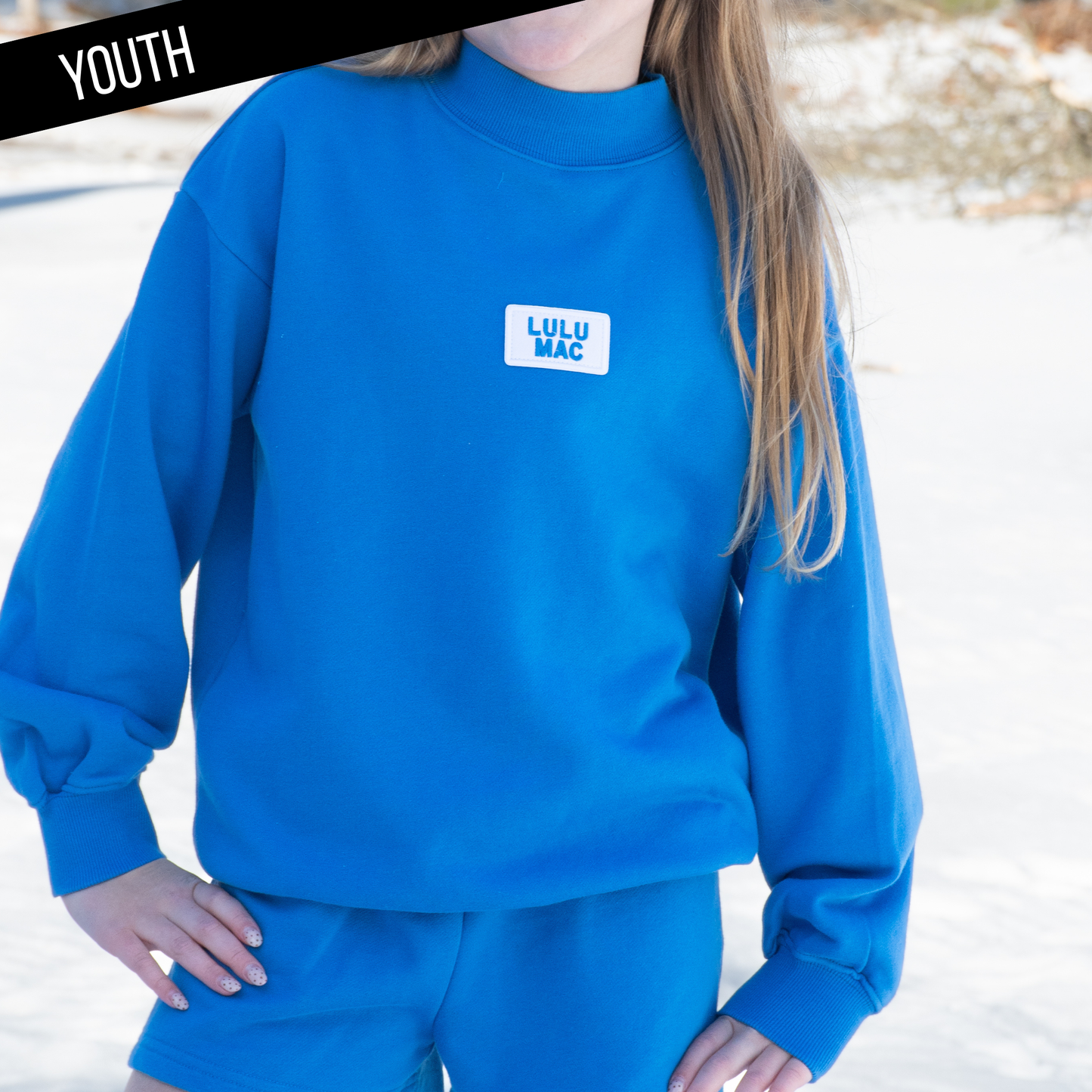 KD-TP-1001 Kid Longsleeve Terry Cloth Top-Bright Blue Unisex T-shirt, Sweatshirt, Hoodie, Long Sleeve Tee - T-Shirt, Sweatshirt, Hoodie