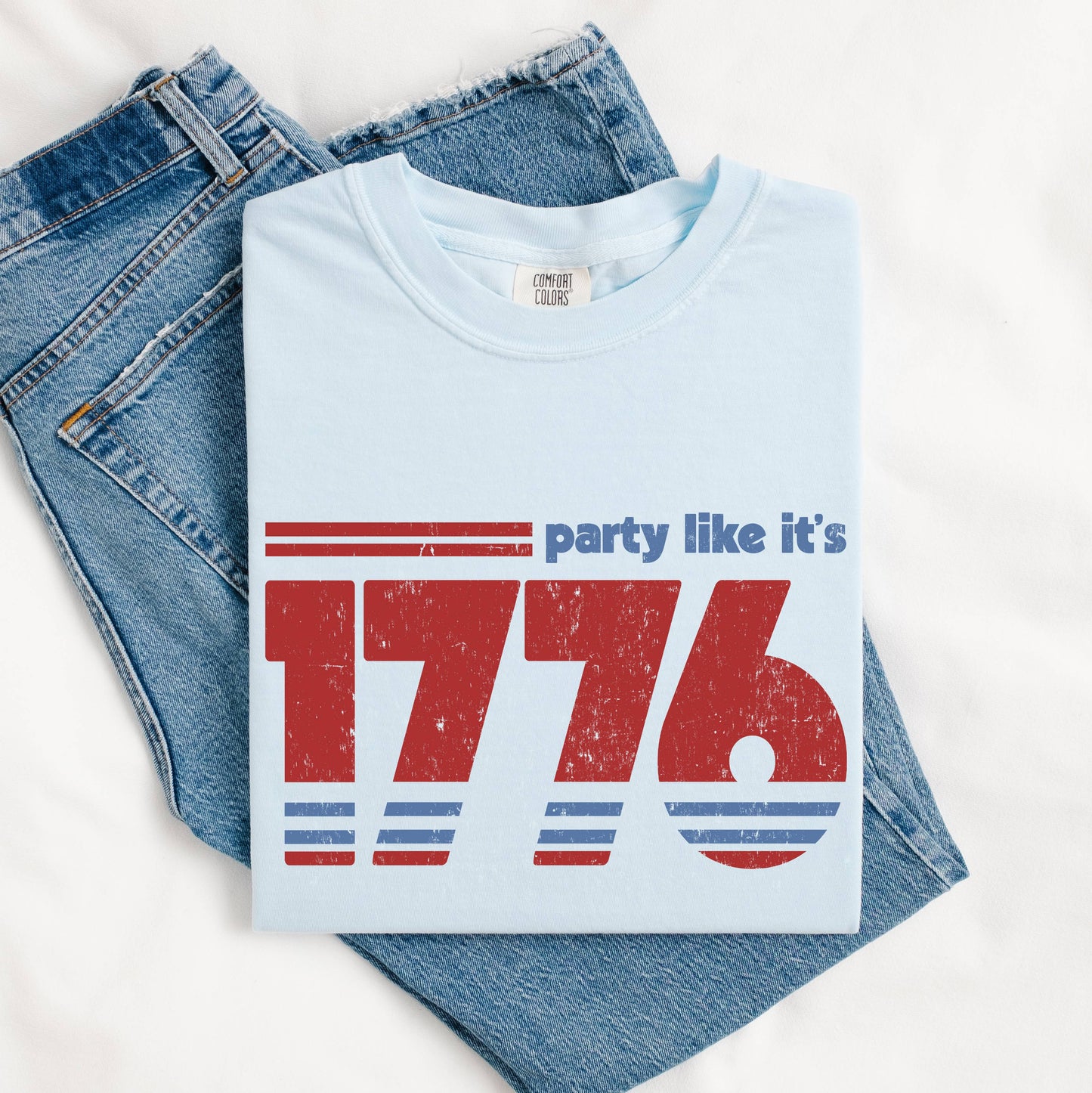 1776 Graphic Shirt Retro Patriotic USA Tee Party 4th of July Unisex T-shirt, Sweatshirt, Hoodie, Long Sleeve Tee - T-Shirt, Sweatshirt, Hoodie