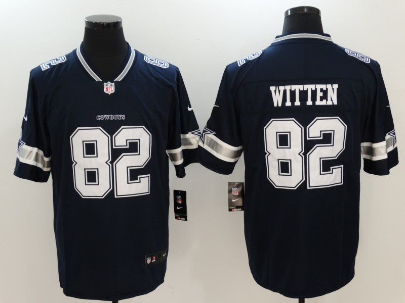 Men's Dallas Cowboys Jason Witten Navy Game Player Jersey football jersey product view 1