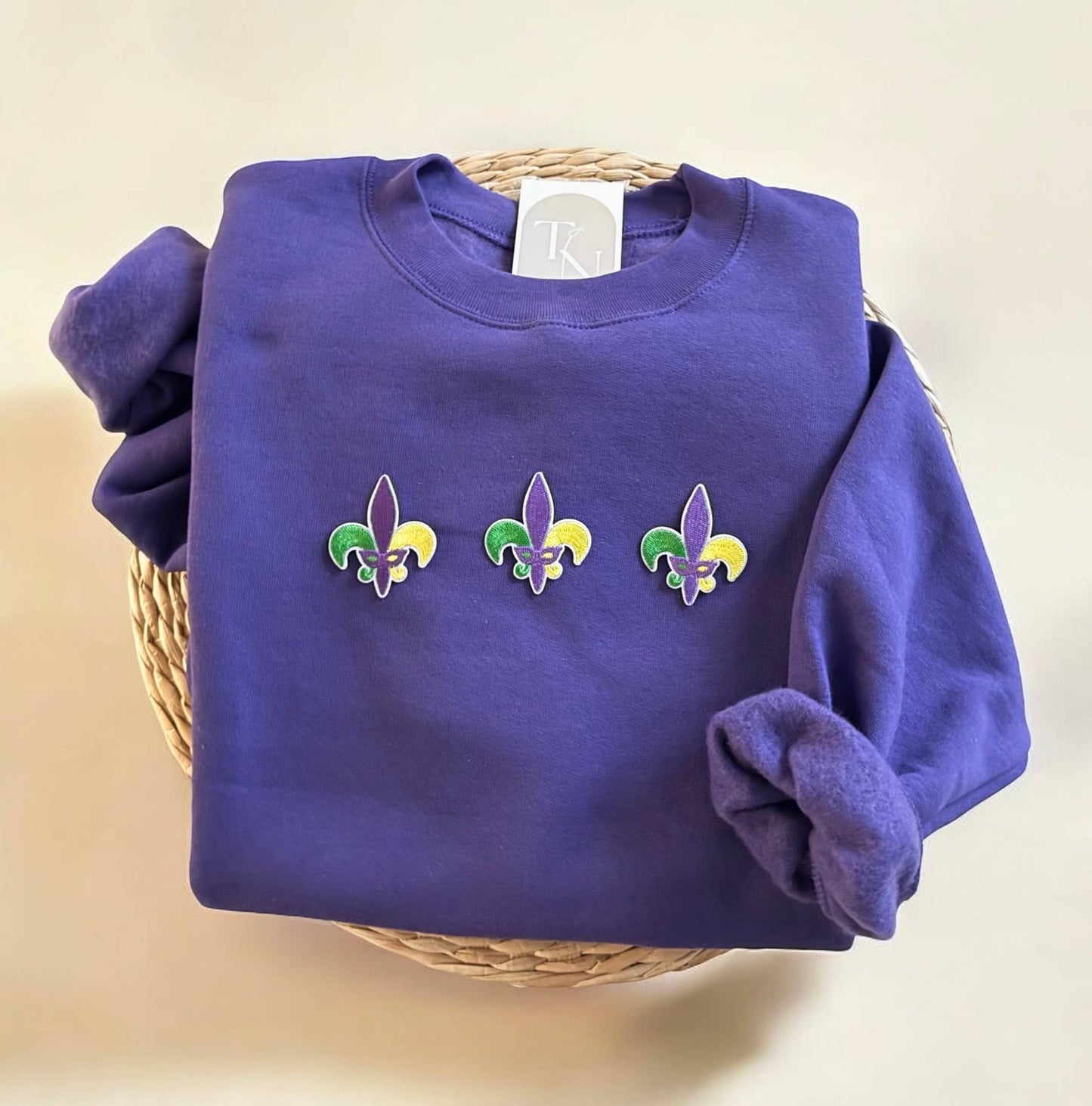 Mardi Gras Sweatshirt Unisex T-shirt, Sweatshirt, Hoodie, Long Sleeve Tee - T-Shirt, Sweatshirt, Hoodie