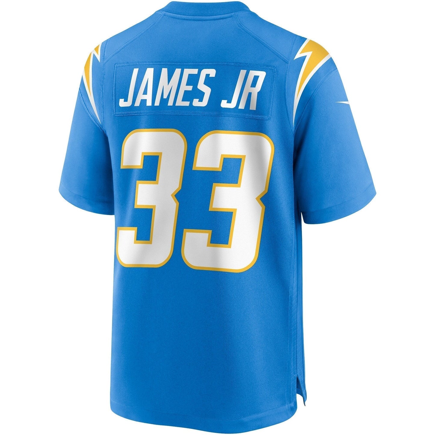 Derwin James Los Angeles Chargers Game Jersey - Powder Blue football jersey product view 3