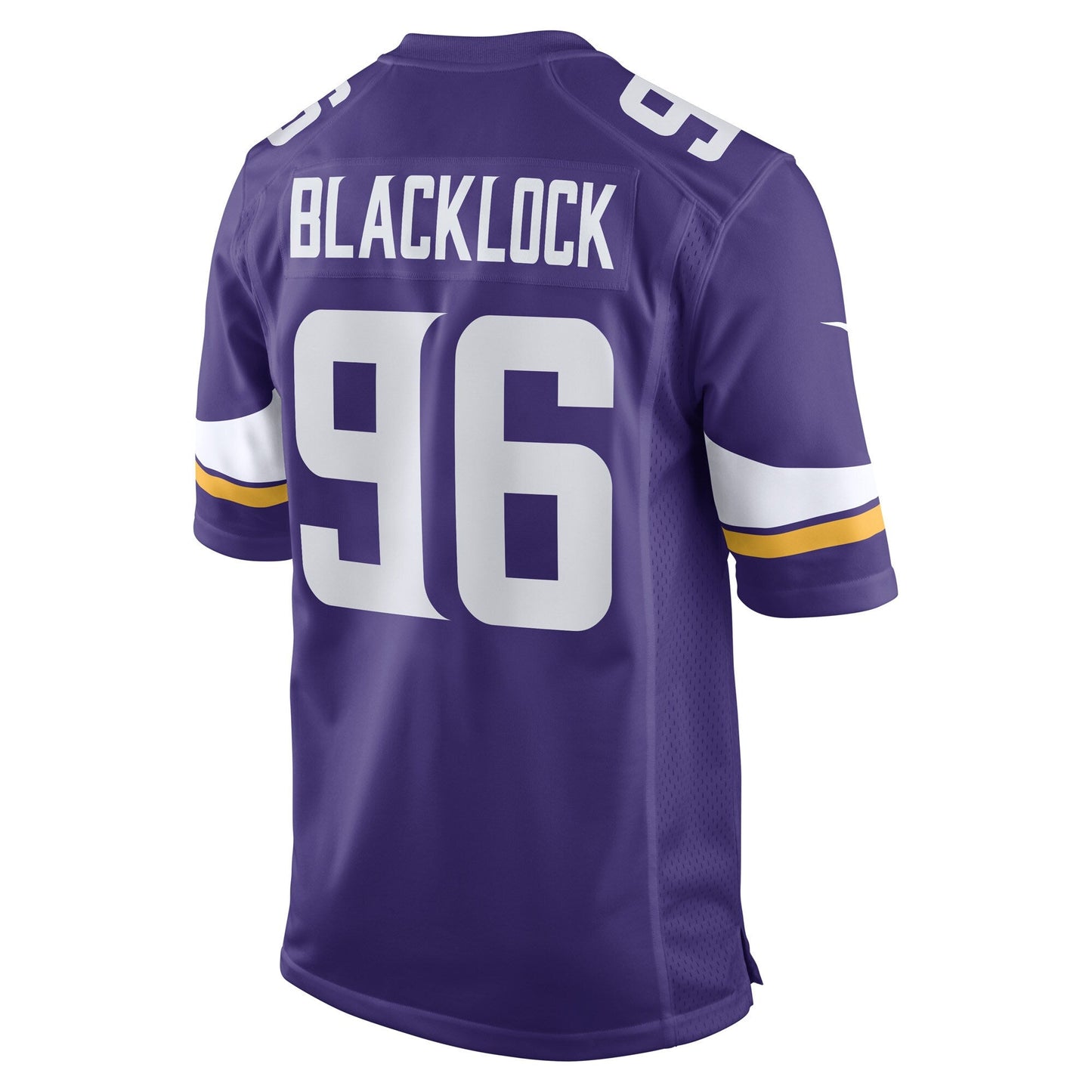 Ross Blacklock Minnesota Vikings Game Jersey - Purple football jersey product view 3