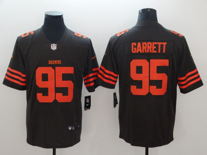 Men's Cleveland Browns Myles Garrett Brown Legend Jersey1 football jersey product view 1