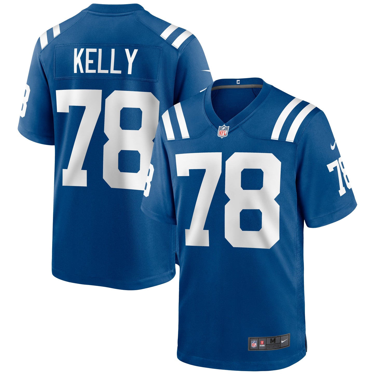 Ryan Kelly Indianapolis Colts Game Jersey - Royal football jersey product view 1