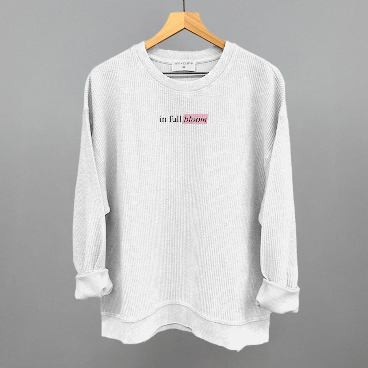 In Full Bloom Serif Unisex T-shirt, Sweatshirt, Hoodie, Long Sleeve Tee - T-Shirt, Sweatshirt, Hoodie