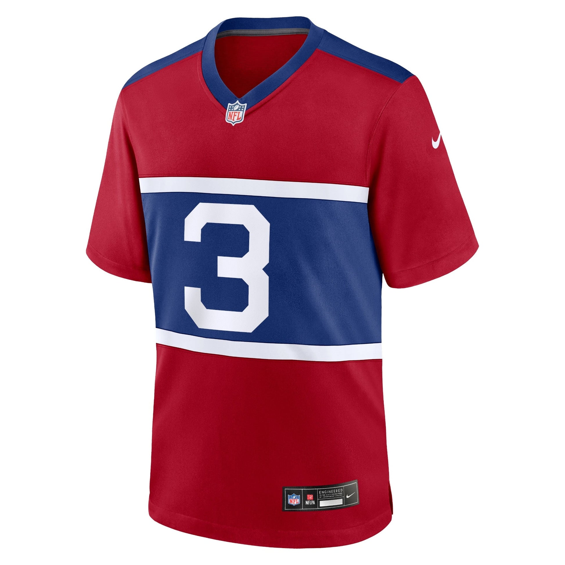 Deonte Banks New York Giants Alternate Game Jersey - Century Red football jersey product view 2