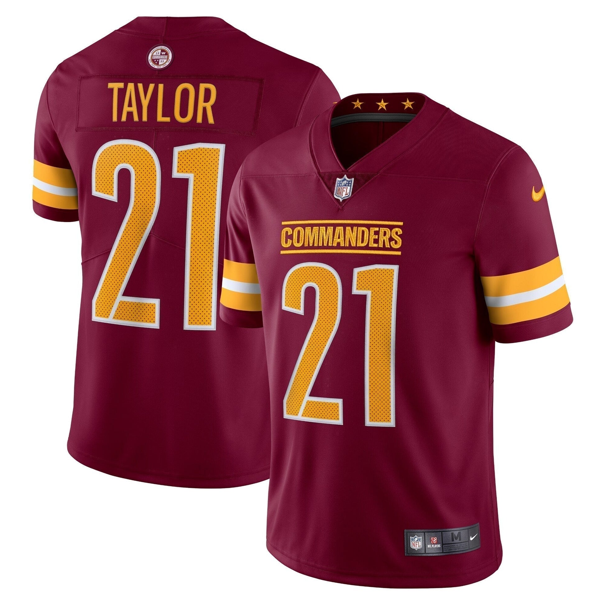Sean Taylor Washington Commanders 2022 Home Retired Limited Jersey - Burgundy football jersey product view 1