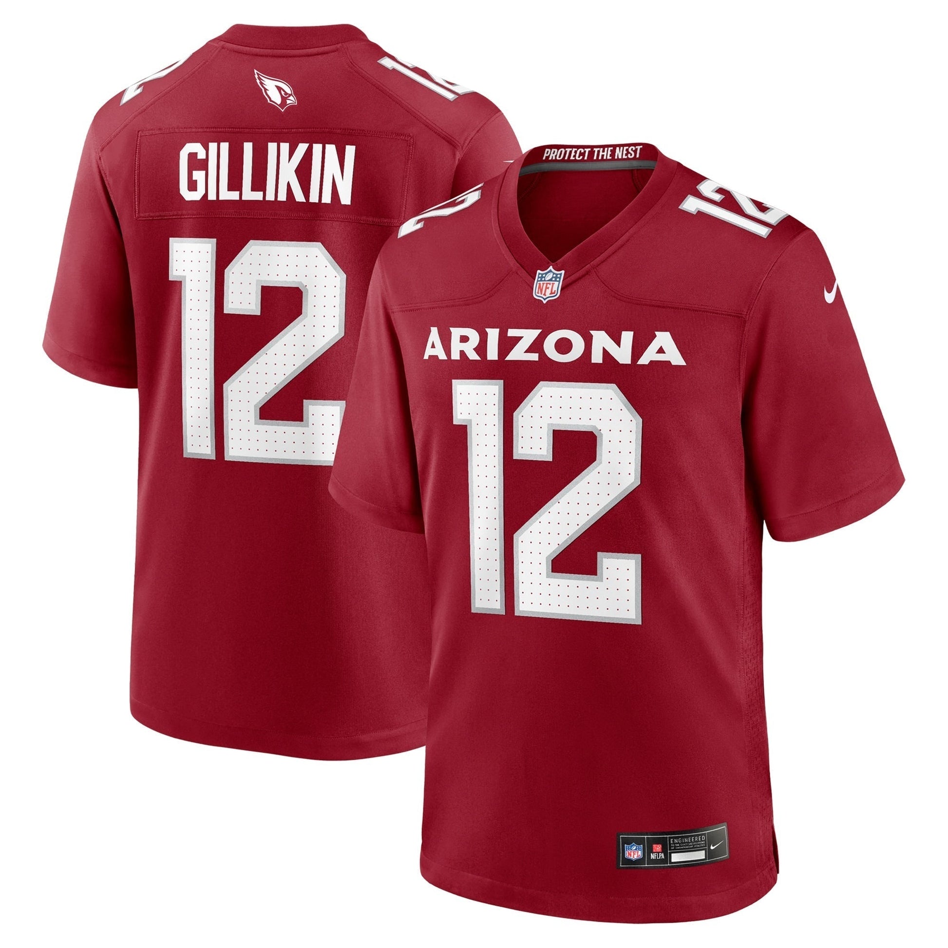 Blake Gillikin Arizona Cardinals Team Game Jersey - Cardinal football jersey product view 1
