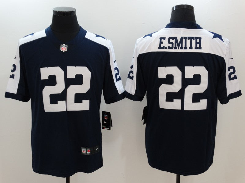 Men's Dallas Cowboys Emmitt Smith Navy Alternate Fashion Game Jersey football jersey product view 1