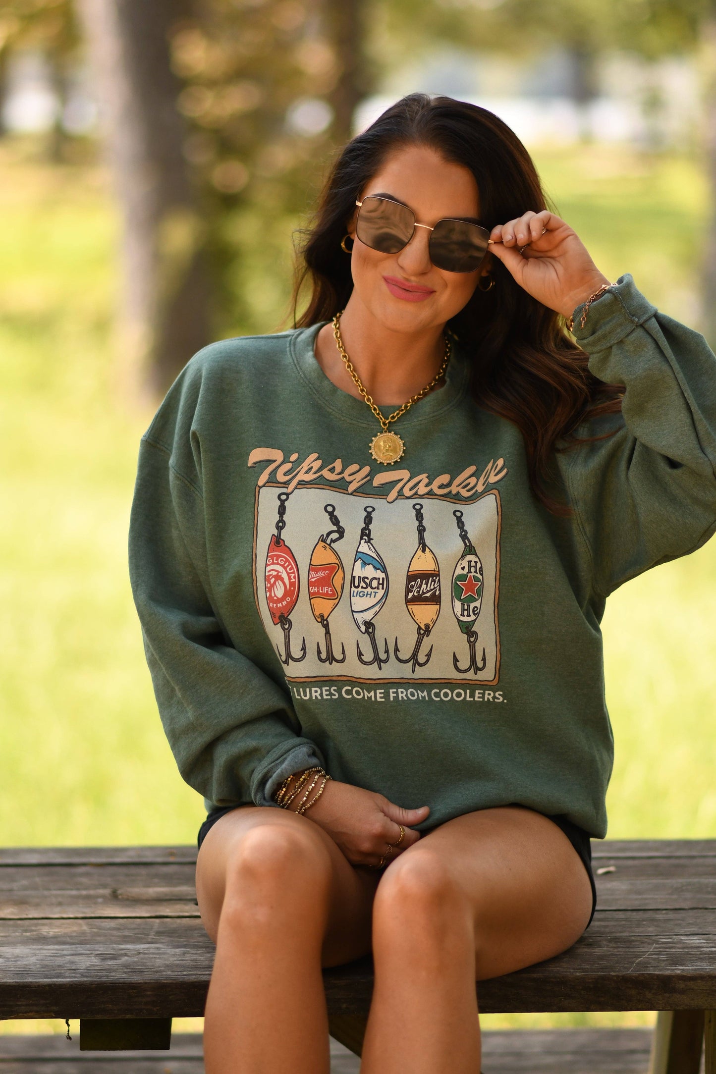 Tipsy Tackle Sweatshirt Unisex T-shirt, Sweatshirt, Hoodie, Long Sleeve Tee - T-Shirt, Sweatshirt, Hoodie