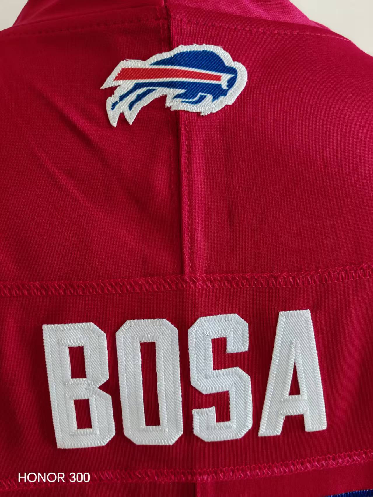 Men's Buffalo Bills Nick Bosa Jersey-Red football jersey product view 3