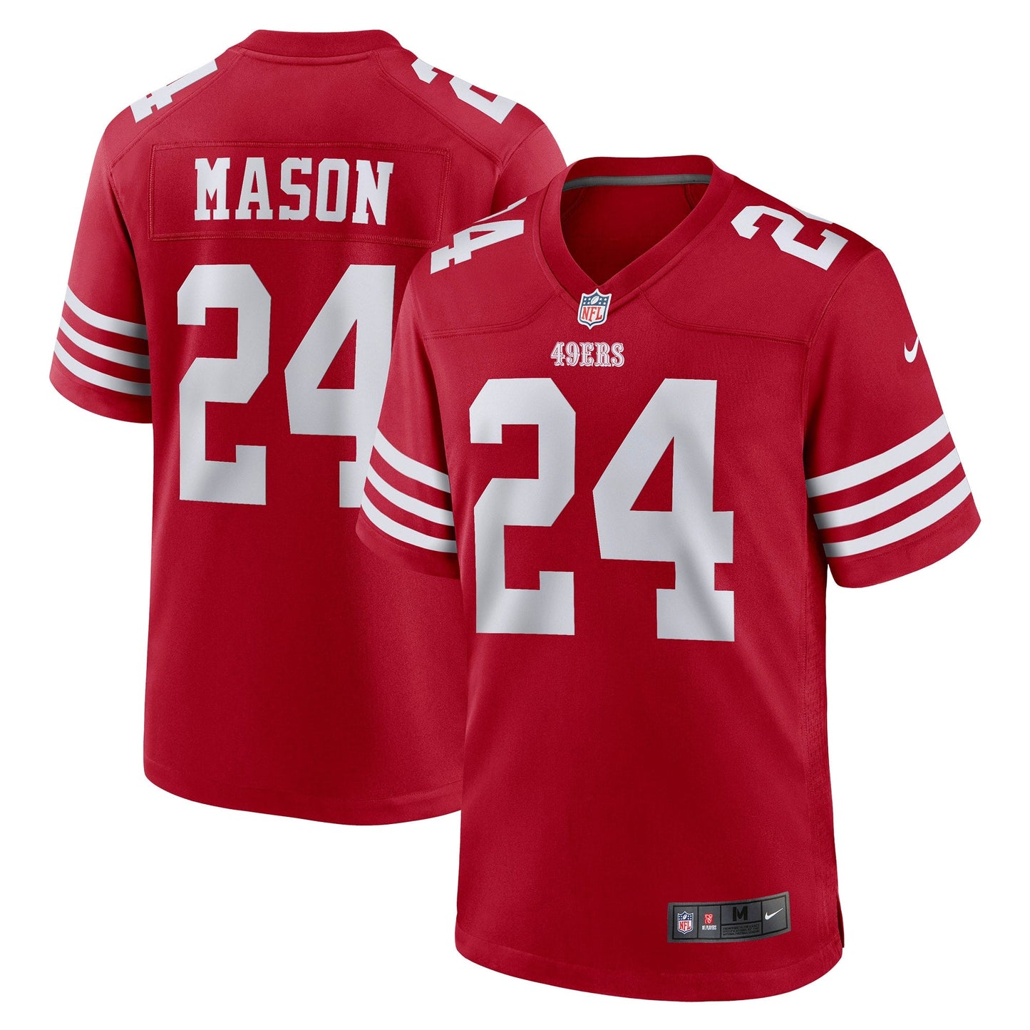 Jordan Mason San Francisco 49ers Jersey football jersey product view 1