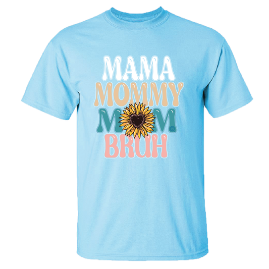 2668 Mom Mommy-Sky Blue Unisex T-shirt, Sweatshirt, Hoodie, Long Sleeve Tee - T-Shirt, Sweatshirt, Hoodie