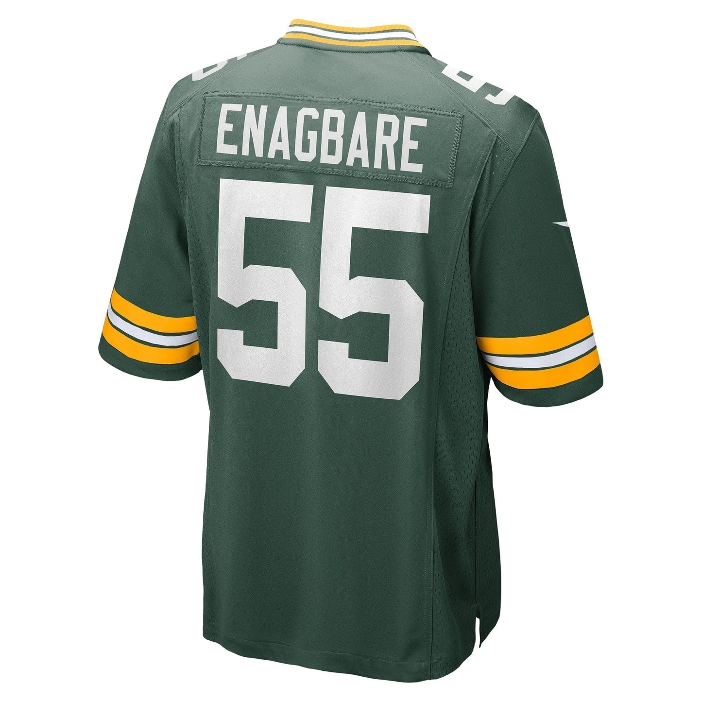 Kingsley Enagbare Green Bay Packers Game Jersey - Green football jersey product view 3