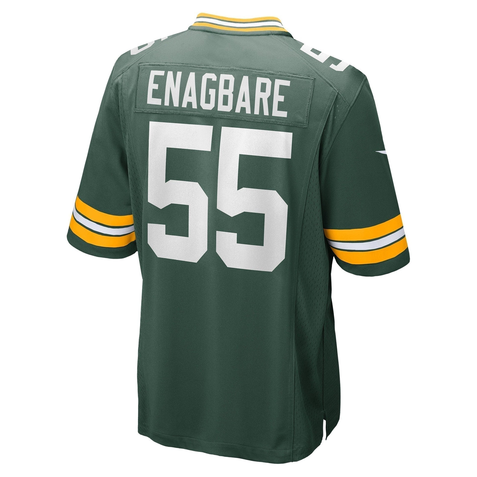 Kingsley Enagbare Green Bay Packers Game Jersey - Green football jersey product view 3