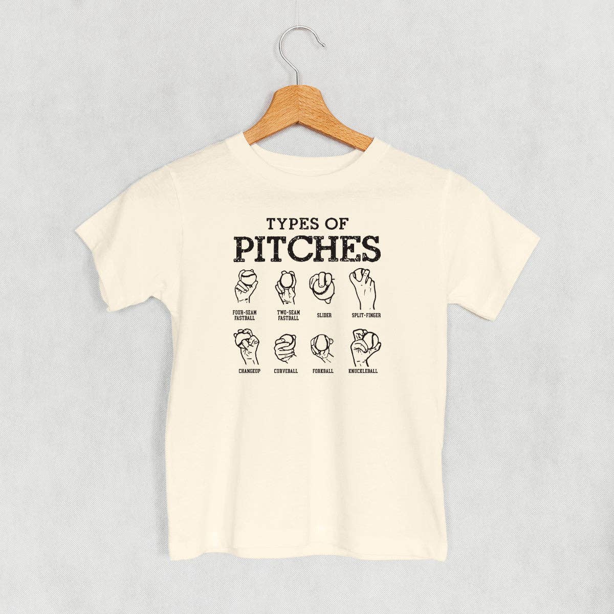 Types of Pitches (Kids) Unisex T-shirt, Sweatshirt, Hoodie, Long Sleeve Tee - T-Shirt, Sweatshirt, Hoodie
