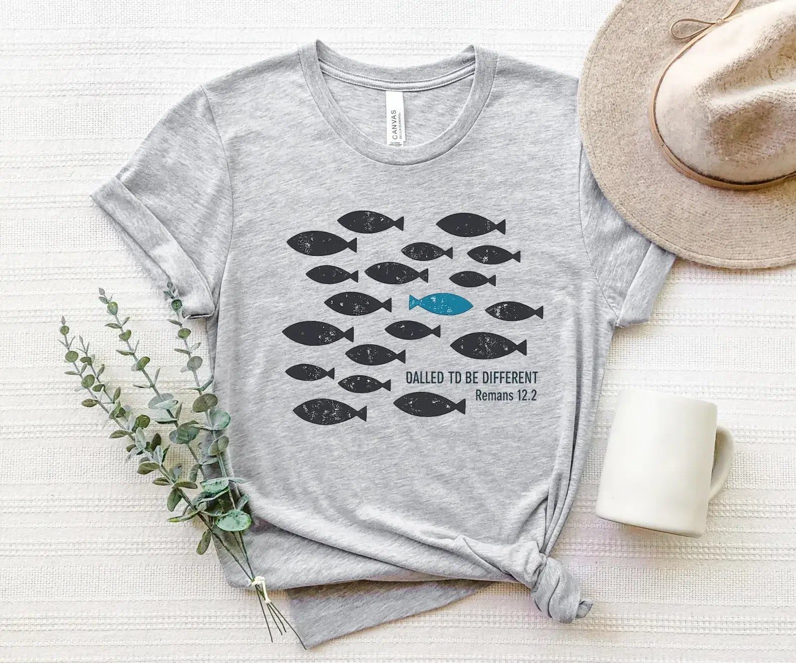 Called To Be Different, Fish Graphic, Christian Tee Unisex T-shirt, Sweatshirt, Hoodie, Long Sleeve Tee - T-Shirt, Sweatshirt, Hoodie