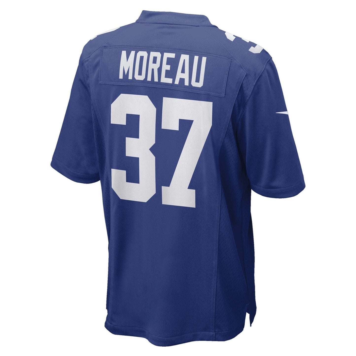 Fabian Moreau New York Giants Game Jersey - Royal football jersey product view 3