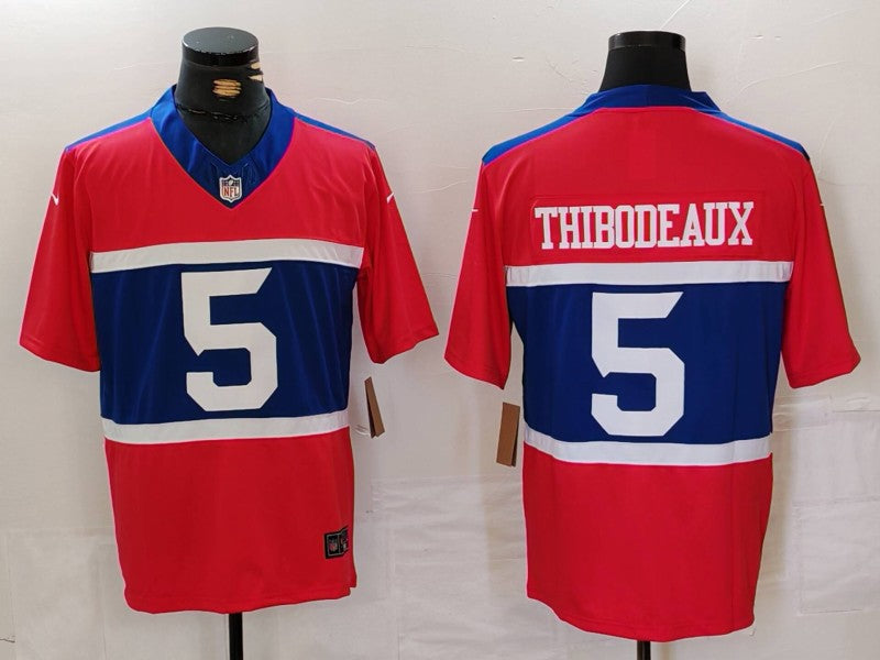 Men's New York Giants Kayvon Thibodeaux #5 Century Red Alternate Player Game Jersey1 football jersey product view 1
