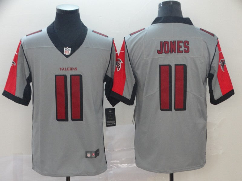 Men's Atlanta Falcons Julio Jones #11 Gray Inverted Legend Jersey1 football jersey product view 1