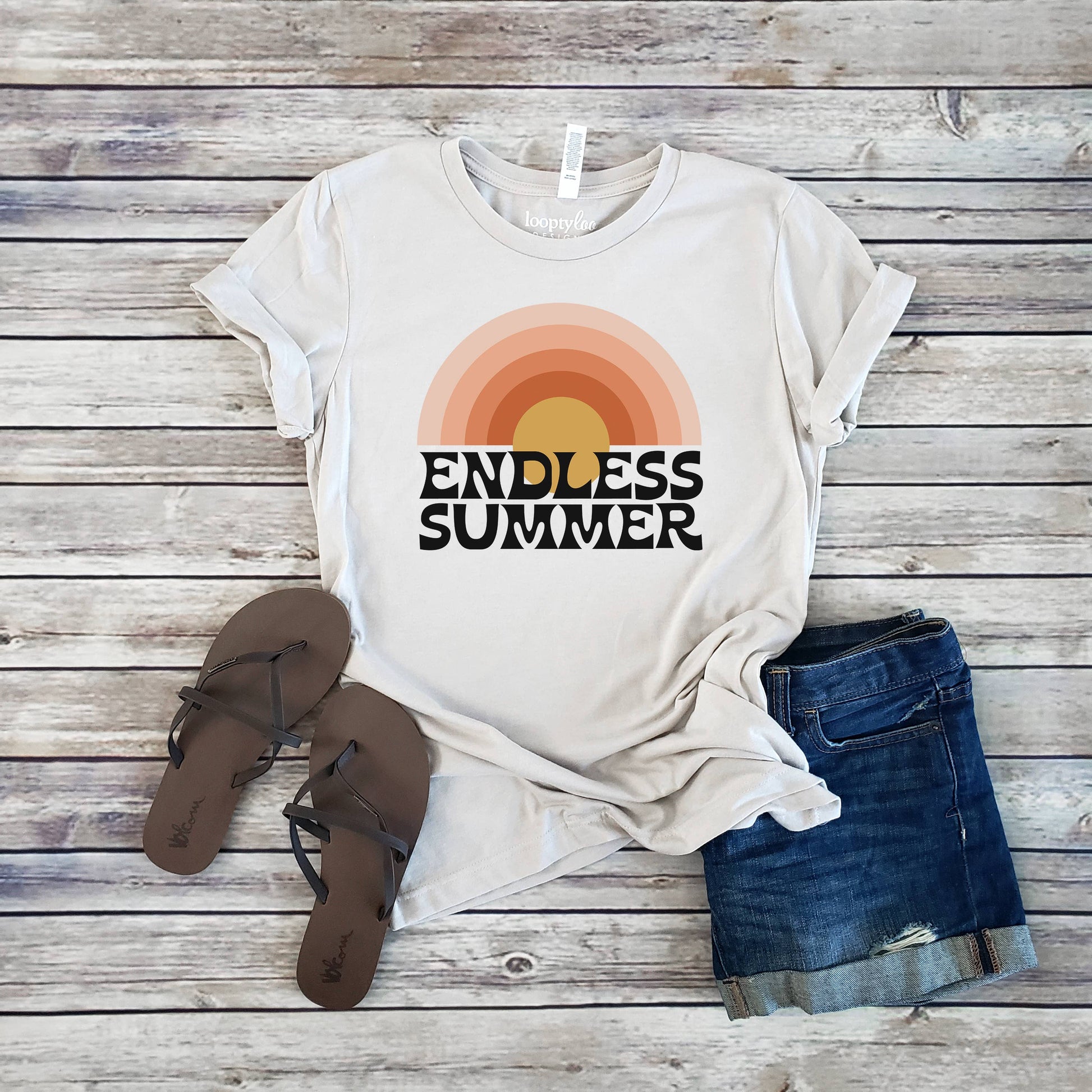 Endless Summer | Summer Tee | Sunset | Sizes XS-2XL Unisex T-shirt, Sweatshirt, Hoodie, Long Sleeve Tee - T-Shirt, Sweatshirt, Hoodie