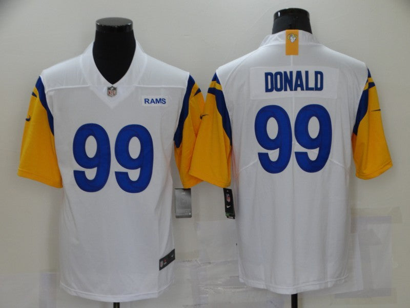 Men's Los Angeles Rams Aaron Donald White Legend Jersey football jersey product view 1