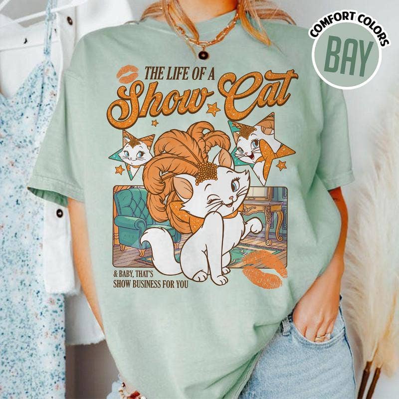 Showcat Comfort Colors Shirt - Cat Lover Gift Unisex T-shirt, Sweatshirt, Hoodie, Long Sleeve Tee - T-Shirt, Sweatshirt, Hoodie