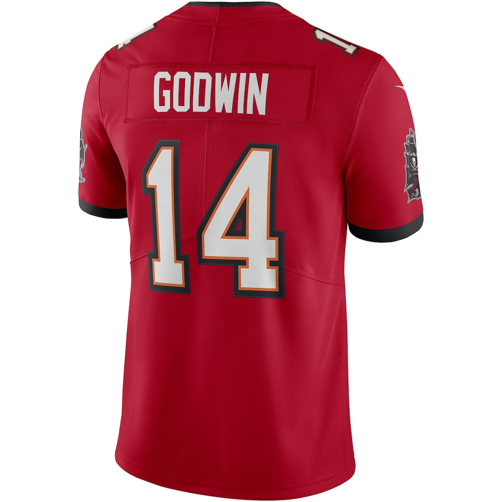 TB.Buccaneers #14 Chris Godwin Jr. Red Vapor Limited Jersey football jersey product view 1
