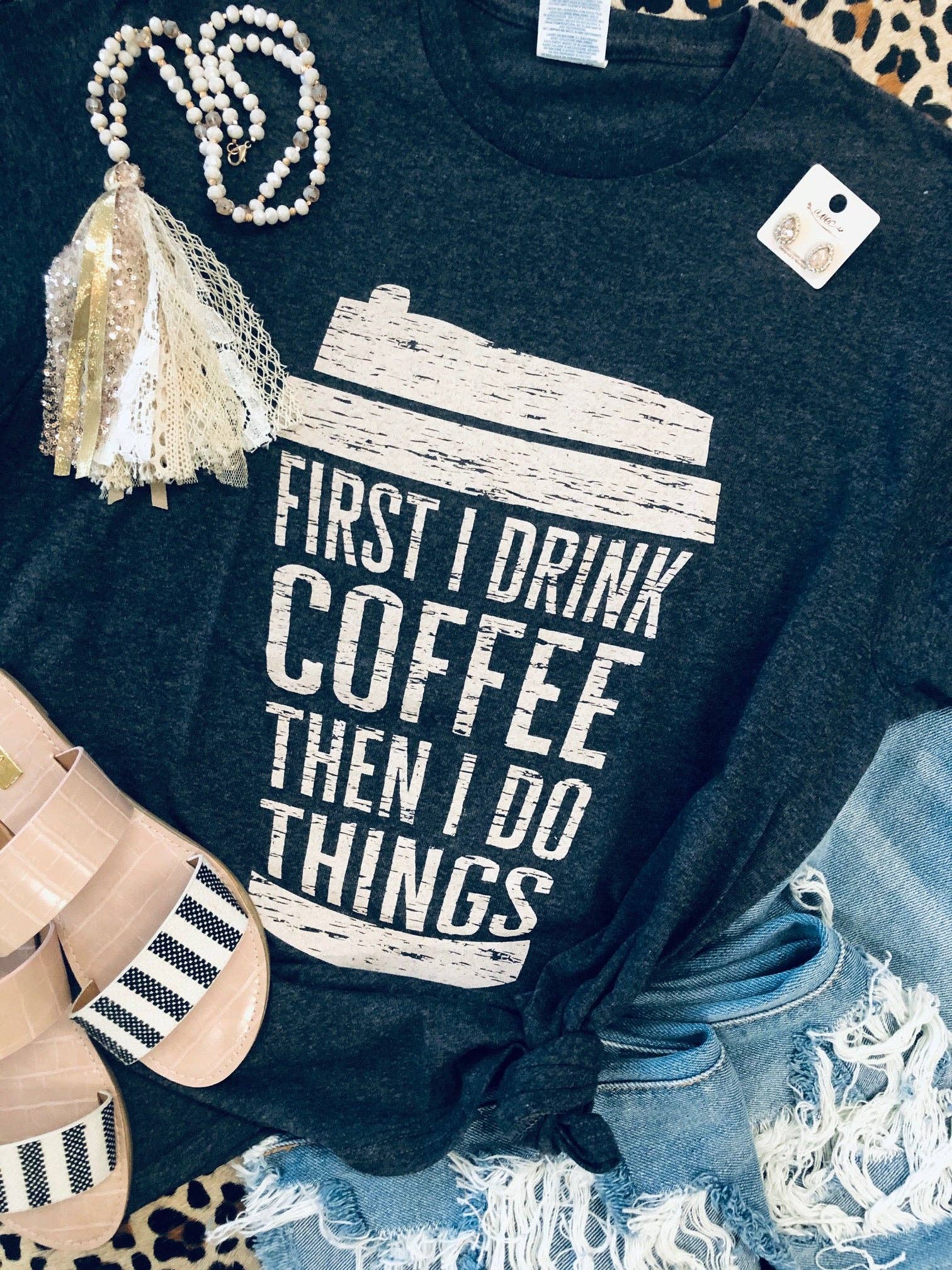 Coffee Tee Unisex T-shirt, Sweatshirt, Hoodie, Long Sleeve Tee - T-Shirt, Sweatshirt, Hoodie