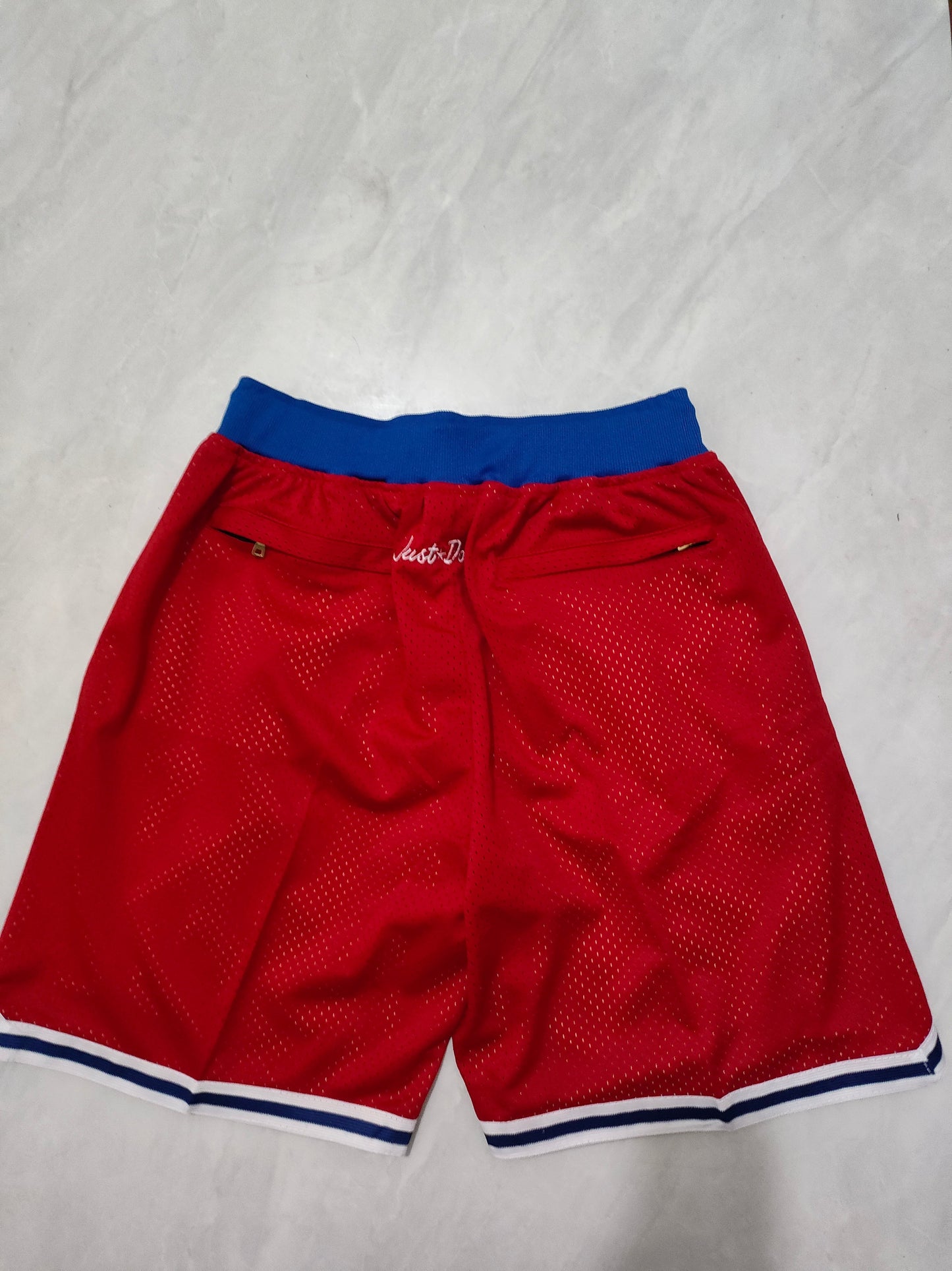JUST DON New England Patriots Pocket Shorts football jersey product view 2