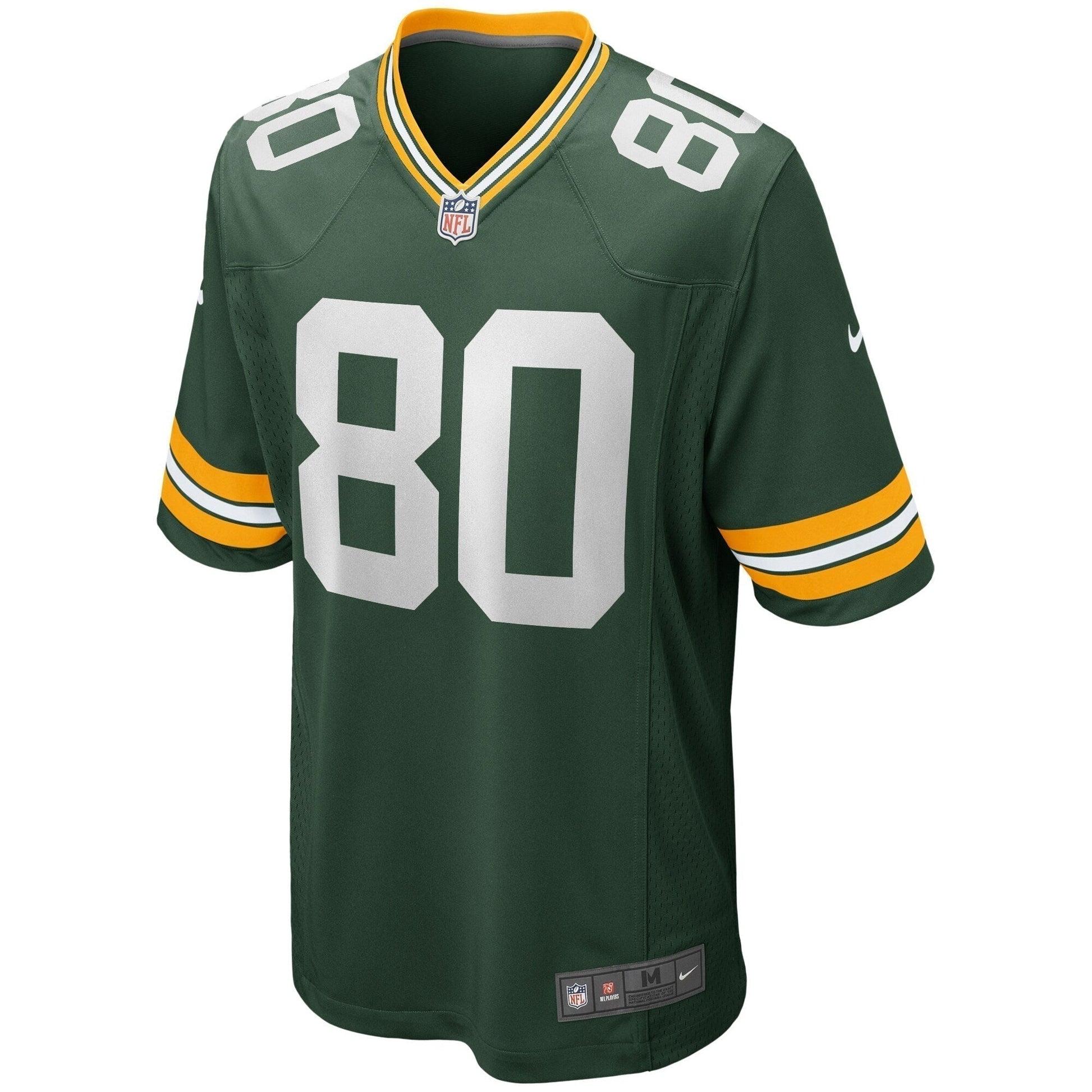 Donald Driver Green Bay Packers Game Retired Jersey - Green football jersey product view 2