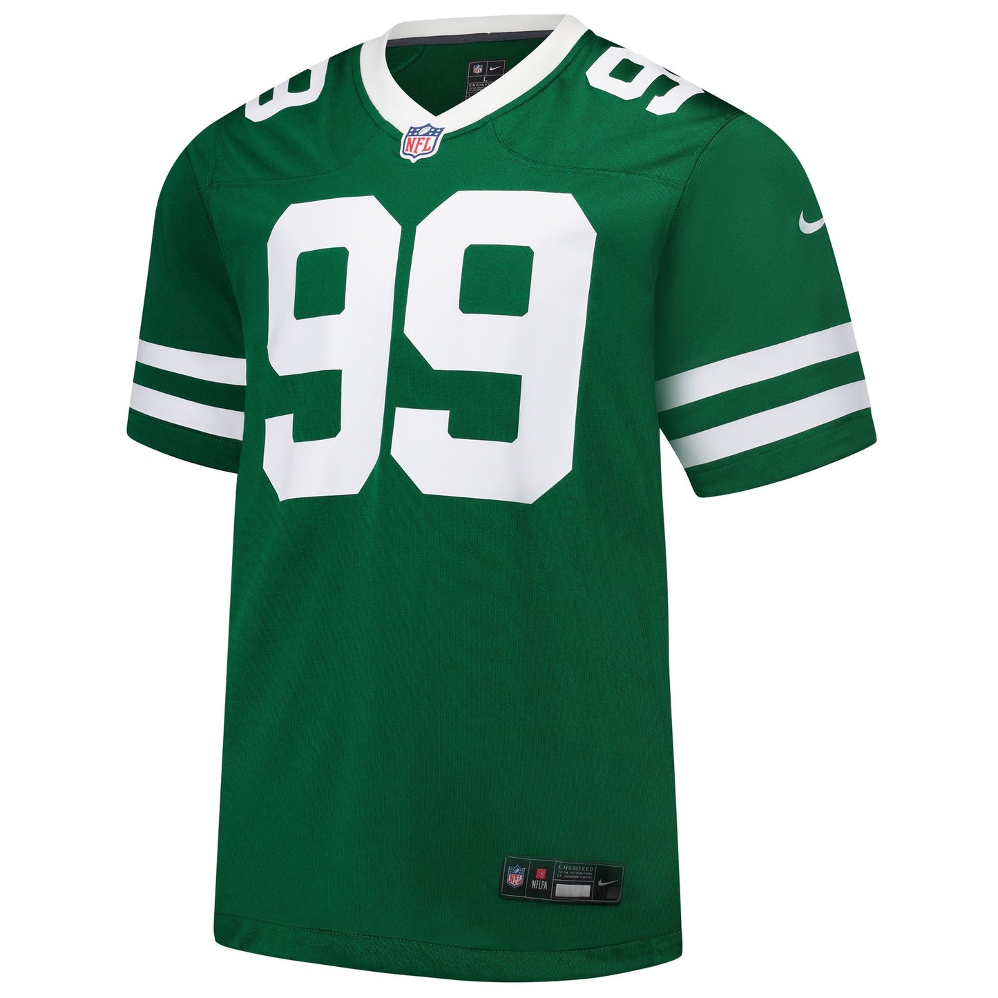 Will McDonald IV New York Jets Team Game Jersey - Legacy Green football jersey product view 2