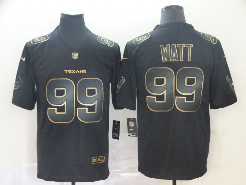 Men's Houston Texans #99 J.J. Watt Black Game Jersey1 football jersey product view 1