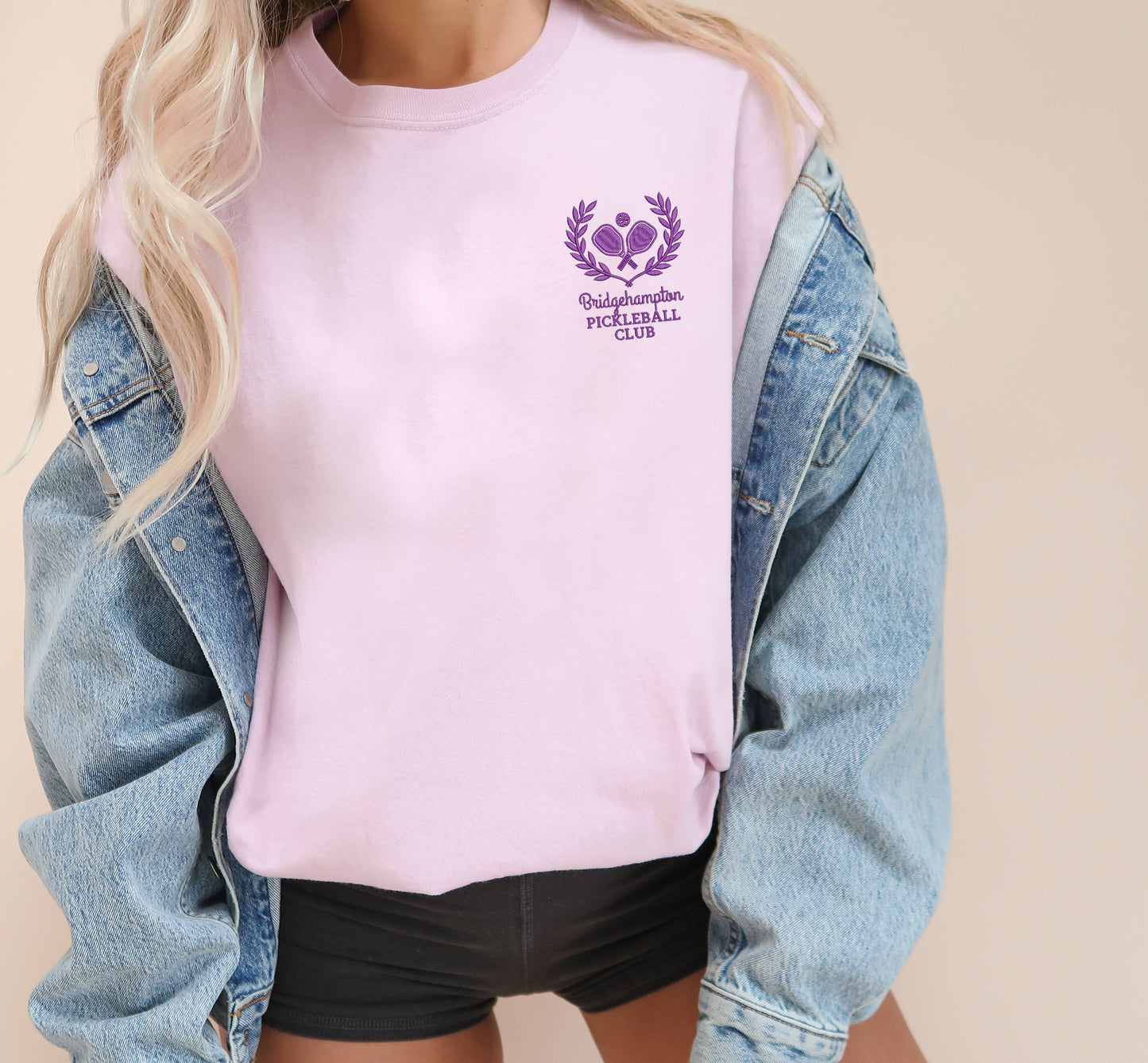 Custom Embroidered Sweatshirt, Custom Pickleball Sweatshirt Unisex T-shirt, Sweatshirt, Hoodie, Long Sleeve Tee - T-Shirt, Sweatshirt, Hoodie