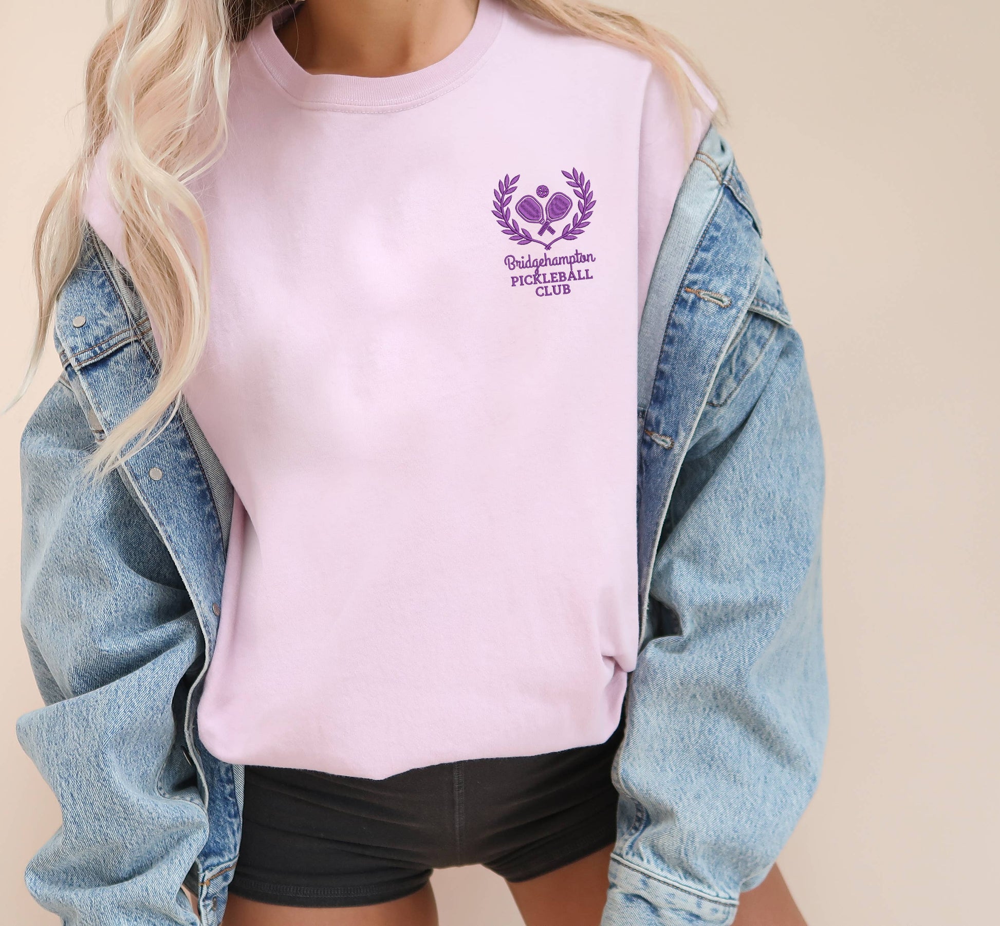 Custom Embroidered Sweatshirt, Custom Pickleball Sweatshirt Unisex T-shirt, Sweatshirt, Hoodie, Long Sleeve Tee - T-Shirt, Sweatshirt, Hoodie