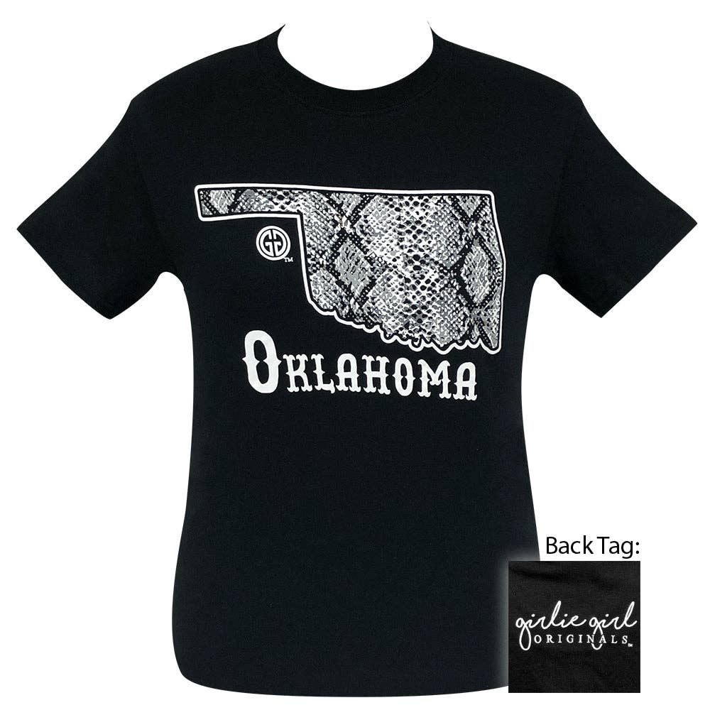 Oklahoma Snake Skin Black-SS-2090 Unisex T-shirt, Sweatshirt, Hoodie, Long Sleeve Tee - T-Shirt, Sweatshirt, Hoodie