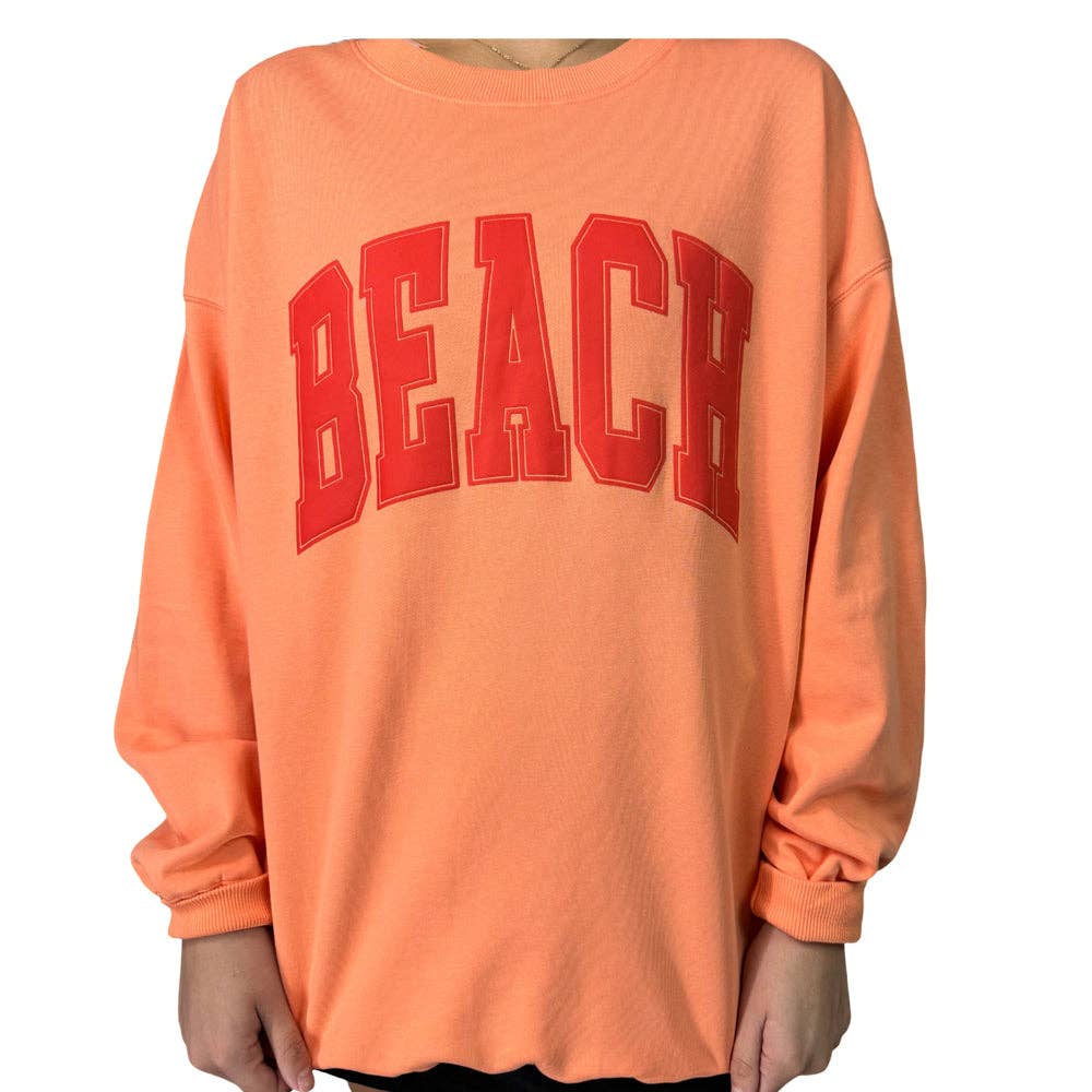 LS-4040 Beach Orange Unisex T-shirt, Sweatshirt, Hoodie, Long Sleeve Tee - T-Shirt, Sweatshirt, Hoodie
