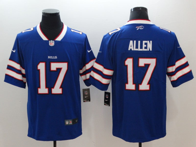 Men's Buffalo Bills Josh Allen Blue Team Game Player Jersey football jersey product view 1