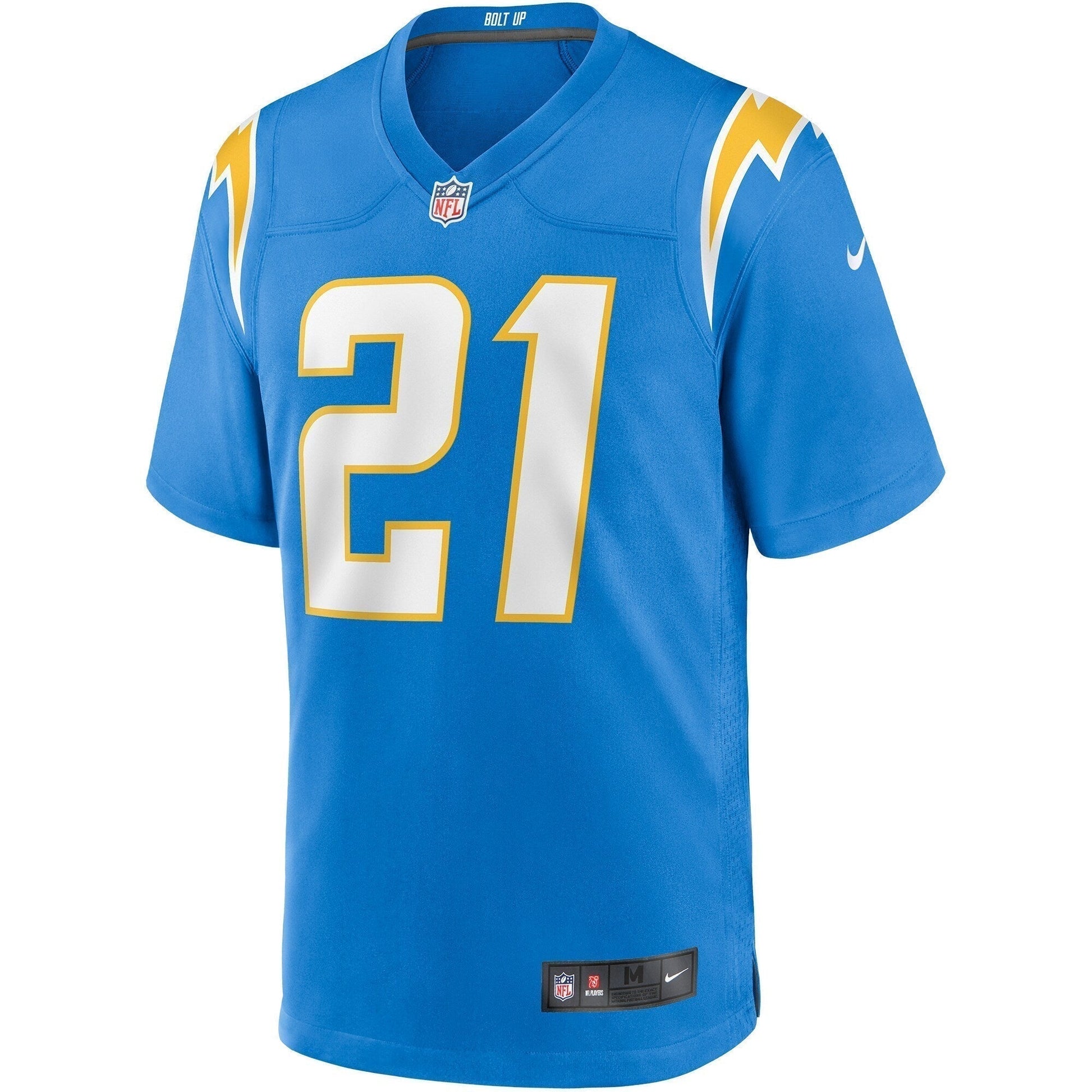 John Hadl Los Angeles Chargers Game Retired Jersey - Powder Blue football jersey product view 2