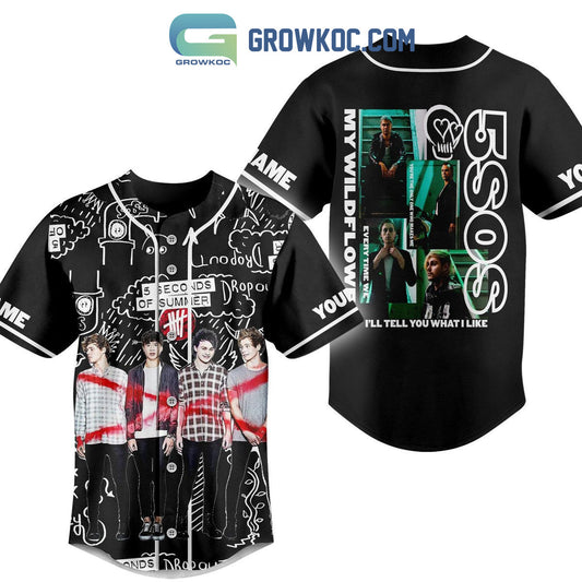 5 Seconds Of Summer Ill Tell You What I Like Personalized Baseball Jersey Unisex T-shirt, Sweatshirt, Hoodie, Long Sleeve Tee - T-Shirt, Sweatshirt, Hoodie