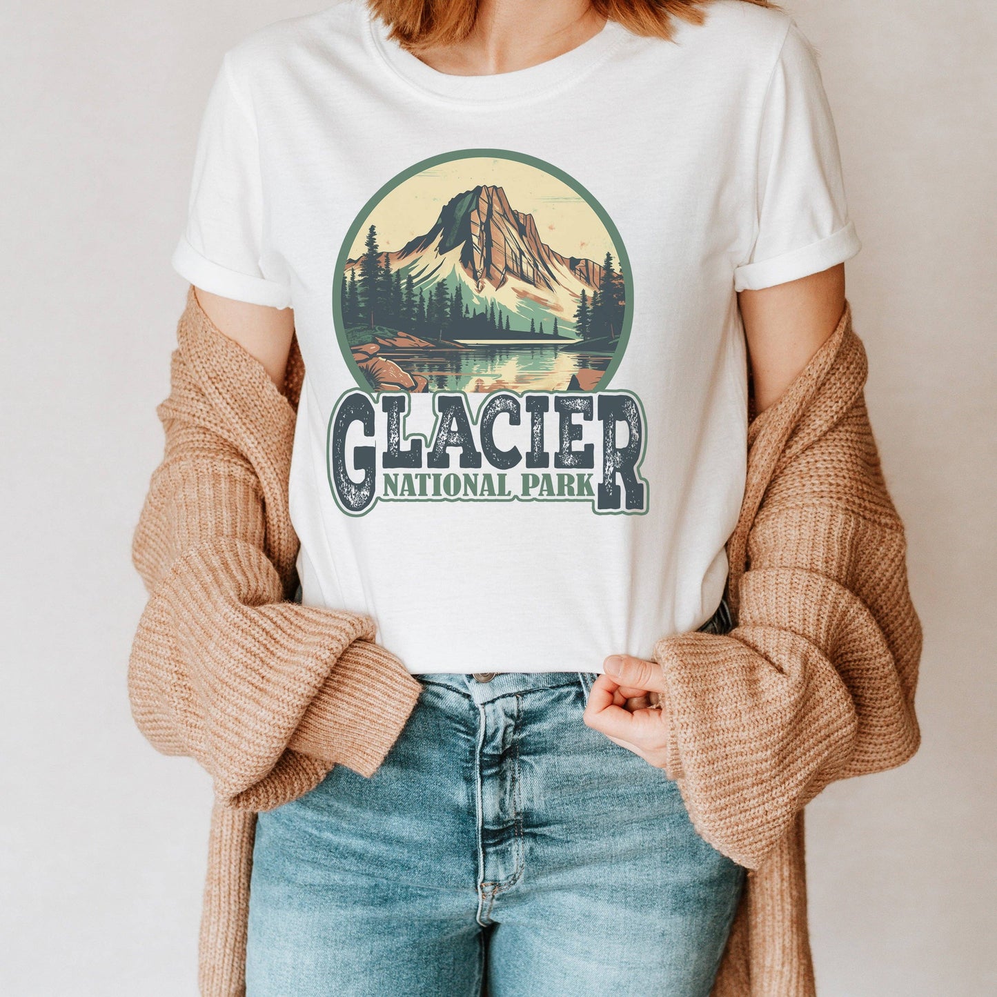 Glacier National Park | Sizes XS-2XL Unisex T-shirt, Sweatshirt, Hoodie, Long Sleeve Tee - T-Shirt, Sweatshirt, Hoodie