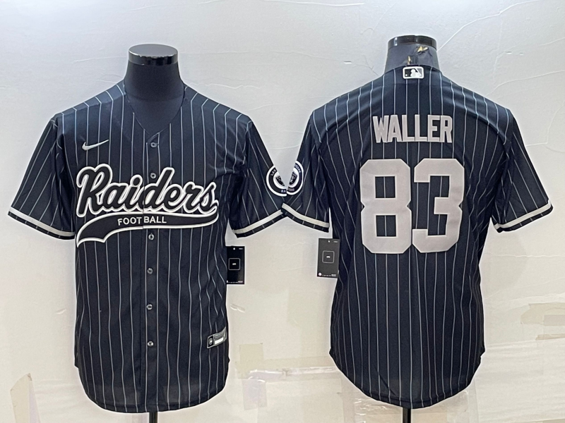 Men's Las Vegas Raiders Darren Waller #83 Black Player Jersey1 Joint Edition football jersey product view 1
