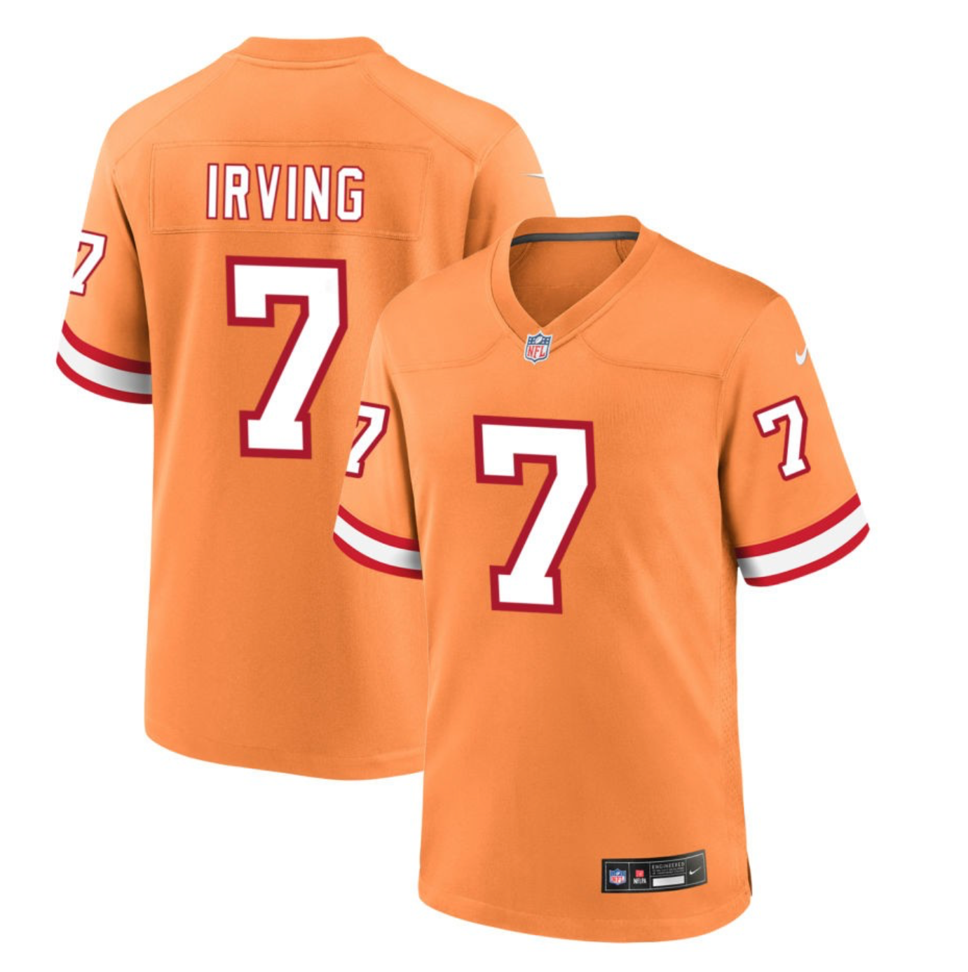 Bucky Irving Tampa Bay Buccaneers Jersey football jersey product view 1