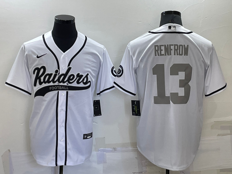 Men's Las Vegas Raiders Hunter Renfrow #13 White Player Jersey1 Joint Edition football jersey product view 1