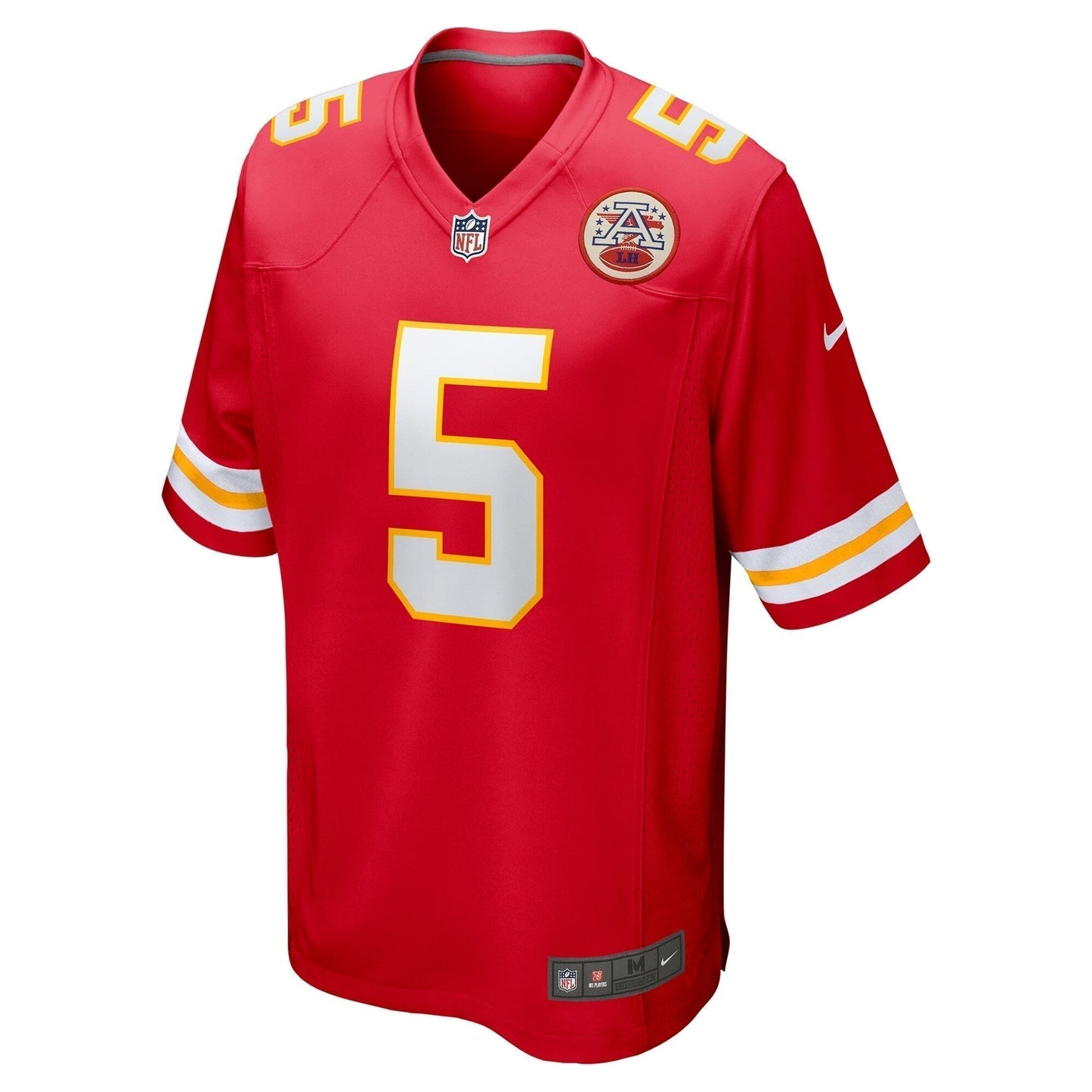 Marquise Brown Kansas City Chiefs Game Jersey - Red football jersey product view 2